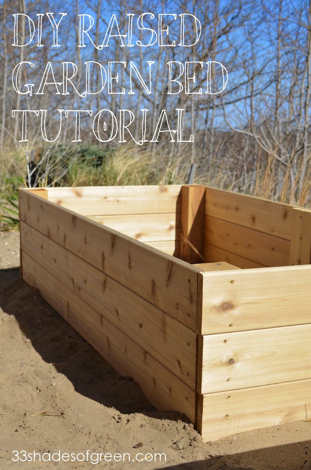 Easy DIY Raised Garden Bed Tutorial | 33 Shades of Green | Bloglovin’